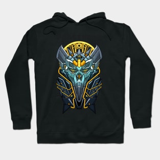 Mecha skull judgement Hoodie